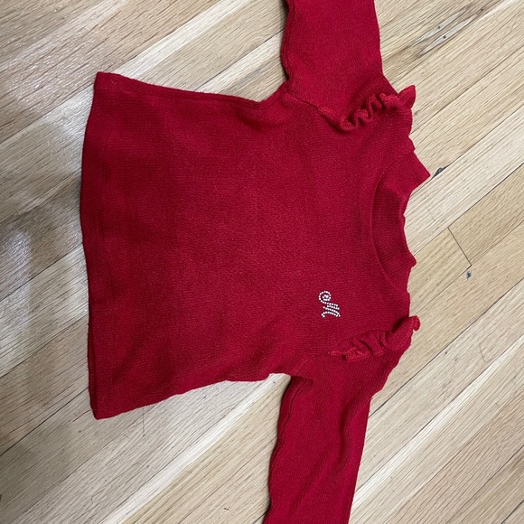 MonnaLisa Other - Monnalisa red sweater baby 9 months